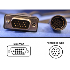 Lilliput VGA - DIN (Female) Monitor Cable