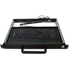 Liymo 1U Rackmount drawer - with trackball keyboard