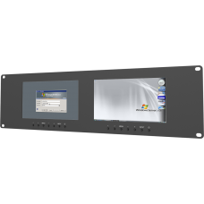 Lilliput RM-7024 - 3U Dual VGA Rackmount Monitors