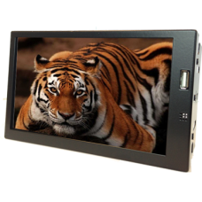 Liymo 7" Metal case Double DIN HDMI Touchscreen monitor