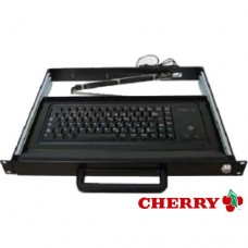 Cherry 1U Rackmount drawer - with trackball keyboard